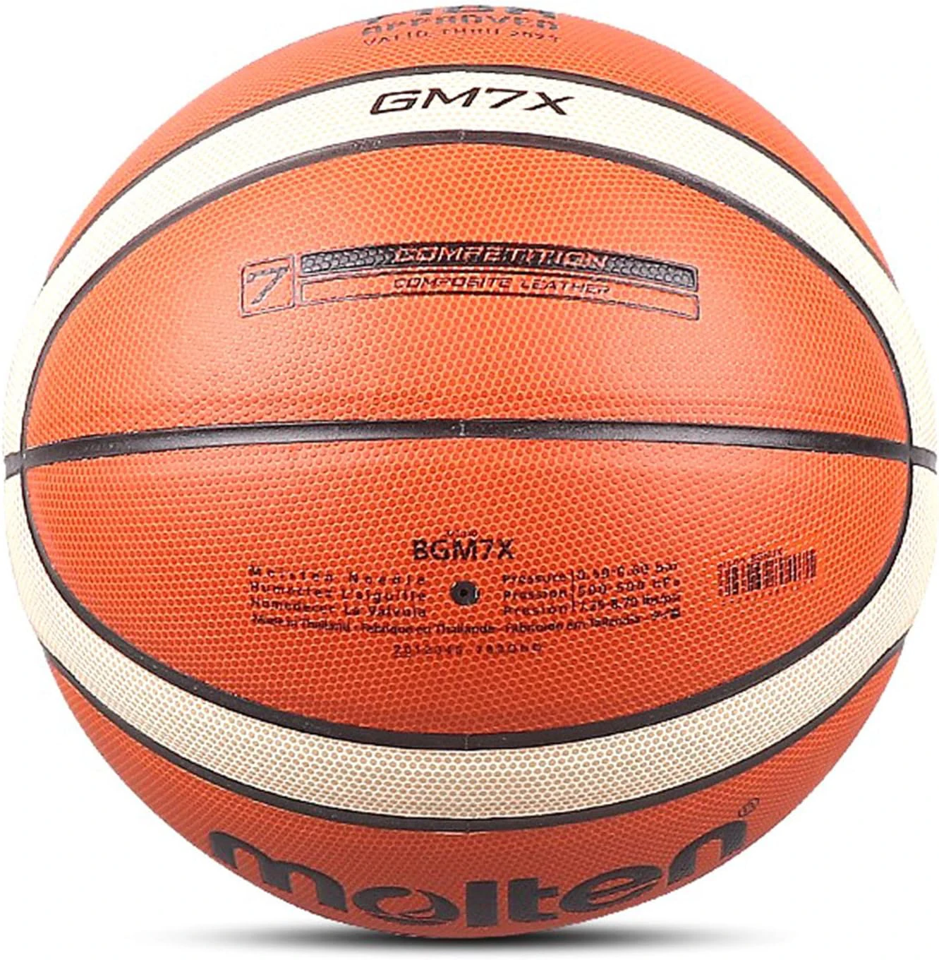 Molten GM7X Basketball Official Certification Competition Basketball Standard Ball Men\'s and Women\'s Training Ball Team