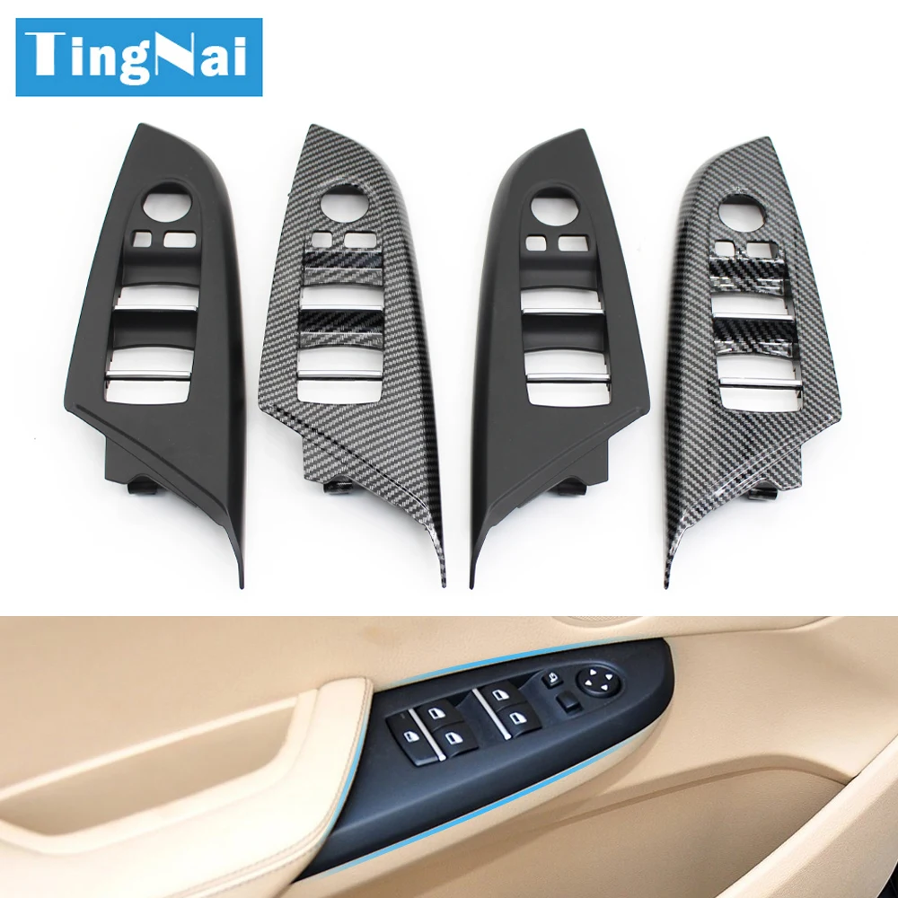 

Car Front Rear Left Right Door Window Lifting Switch Cover Trim Outer Frame Replacement For BMW X3 F25 2011-2017