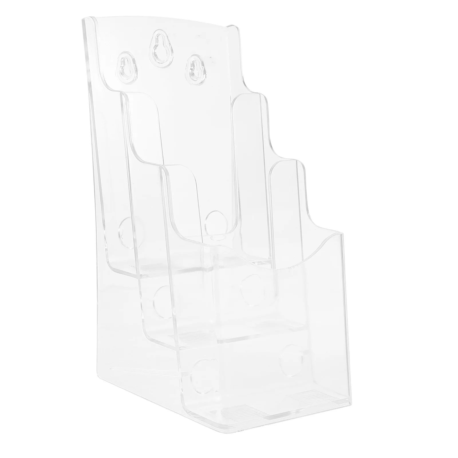 

Business Card Display Holder Portable Desktop Organizer PP Material Compact Size Office Card Stand Storage Glossy