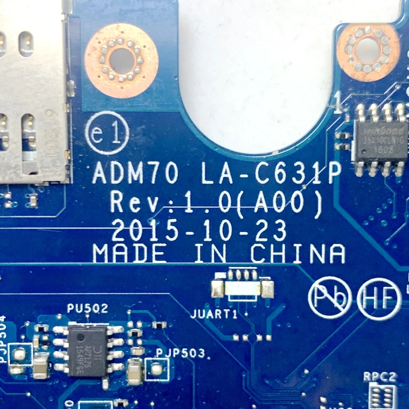 

Материнская плата CN-0C0NC4 0C0NC4 C0NC4 для DELL E5470 5470, материнская плата для ноутбука ADM70 LA-C631P с процессором SR2EY i5-6200U, 100% полное тестирование, ОК