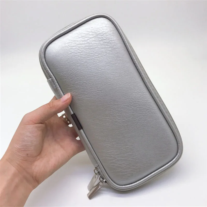 

Portable Women Durable Waterproof Multifunctional Makeup Brush Holder Zipper Makeup Bag Cosmetic Organizer Toiletry Storage Case