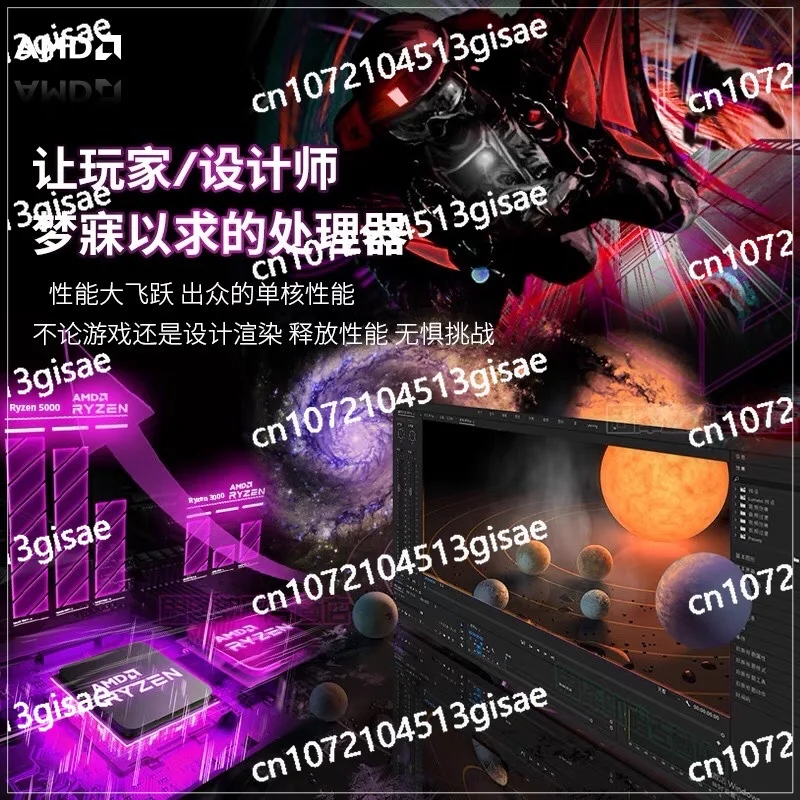 5 5600 معالج وحدة المعالجة المركزية للكمبيوتر (r5) 7nm 6-core 12-thread صندوق جديد تمامًا #3