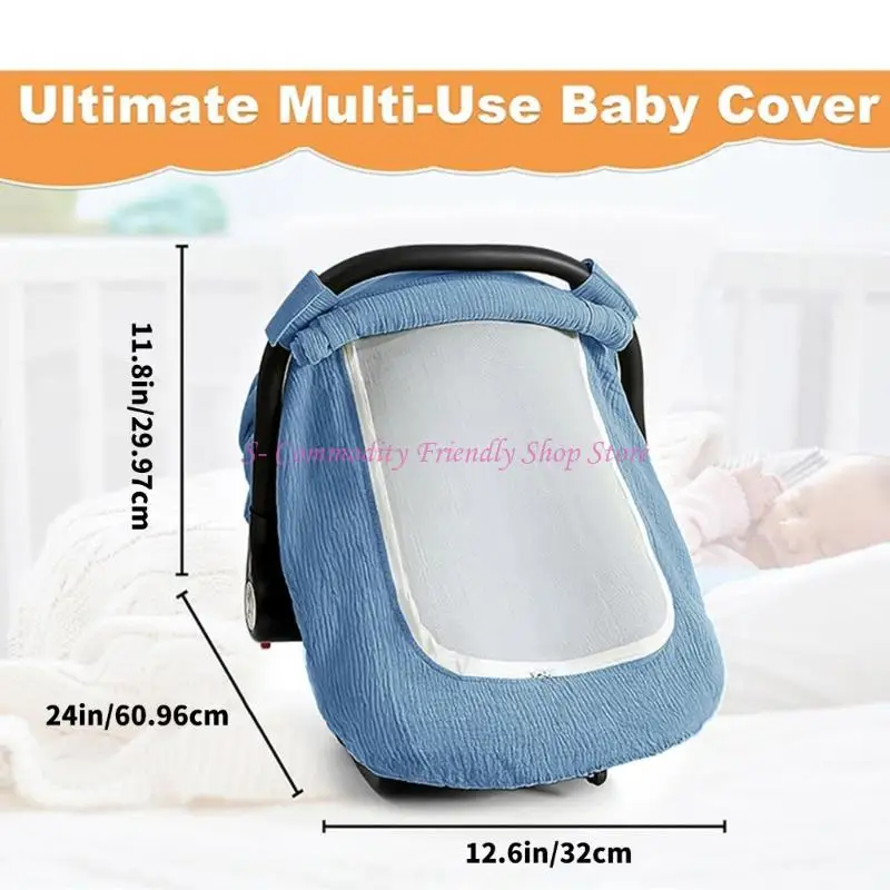 85AE Lightweight Baby Strollers Cover Carrying Basket Case for Nursing Breastfeeding