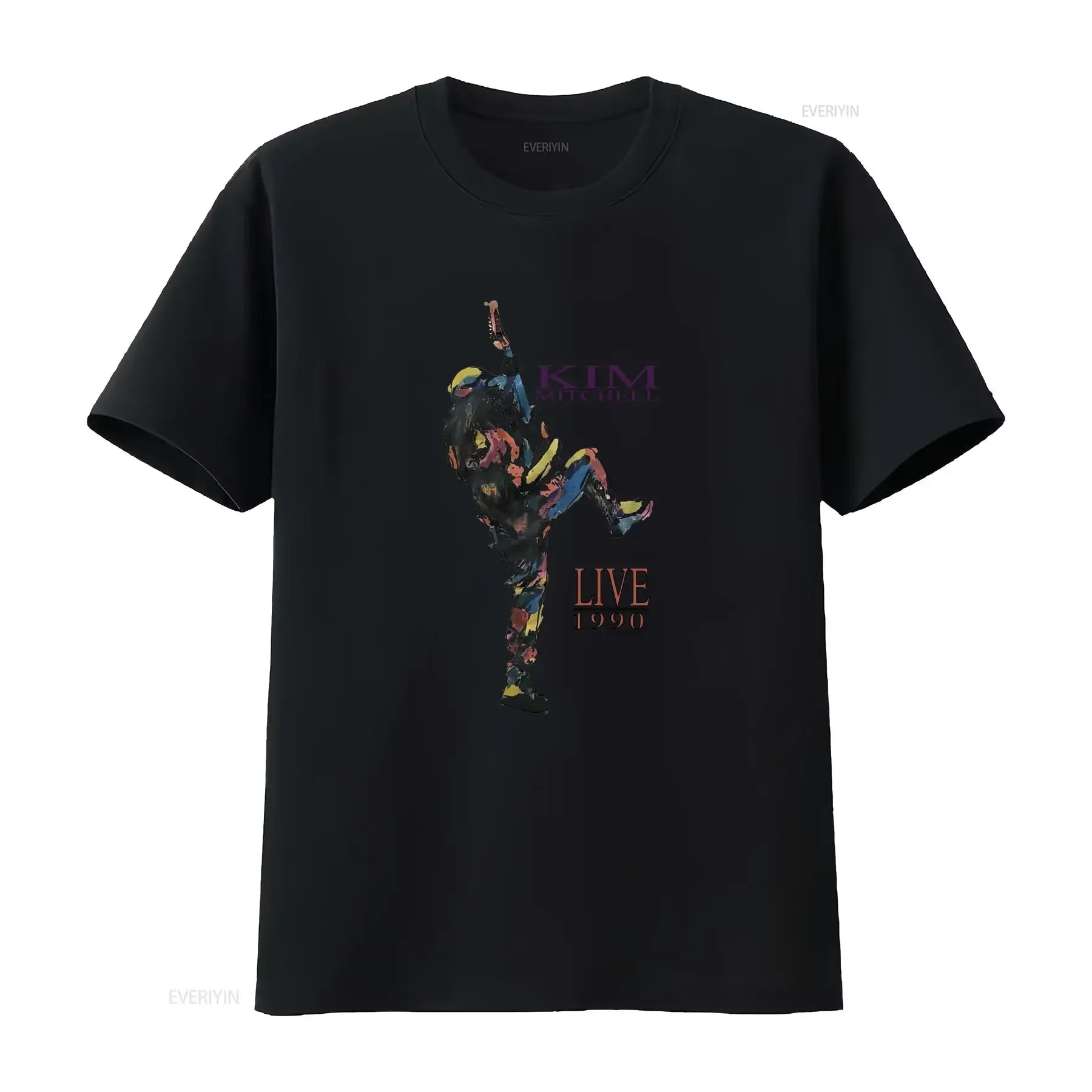 Vintage Kim Mitchell Live Album T shirt All Size S to 5XL IL840 vintage Washed Stylish Breathable graphic Casual streetwear