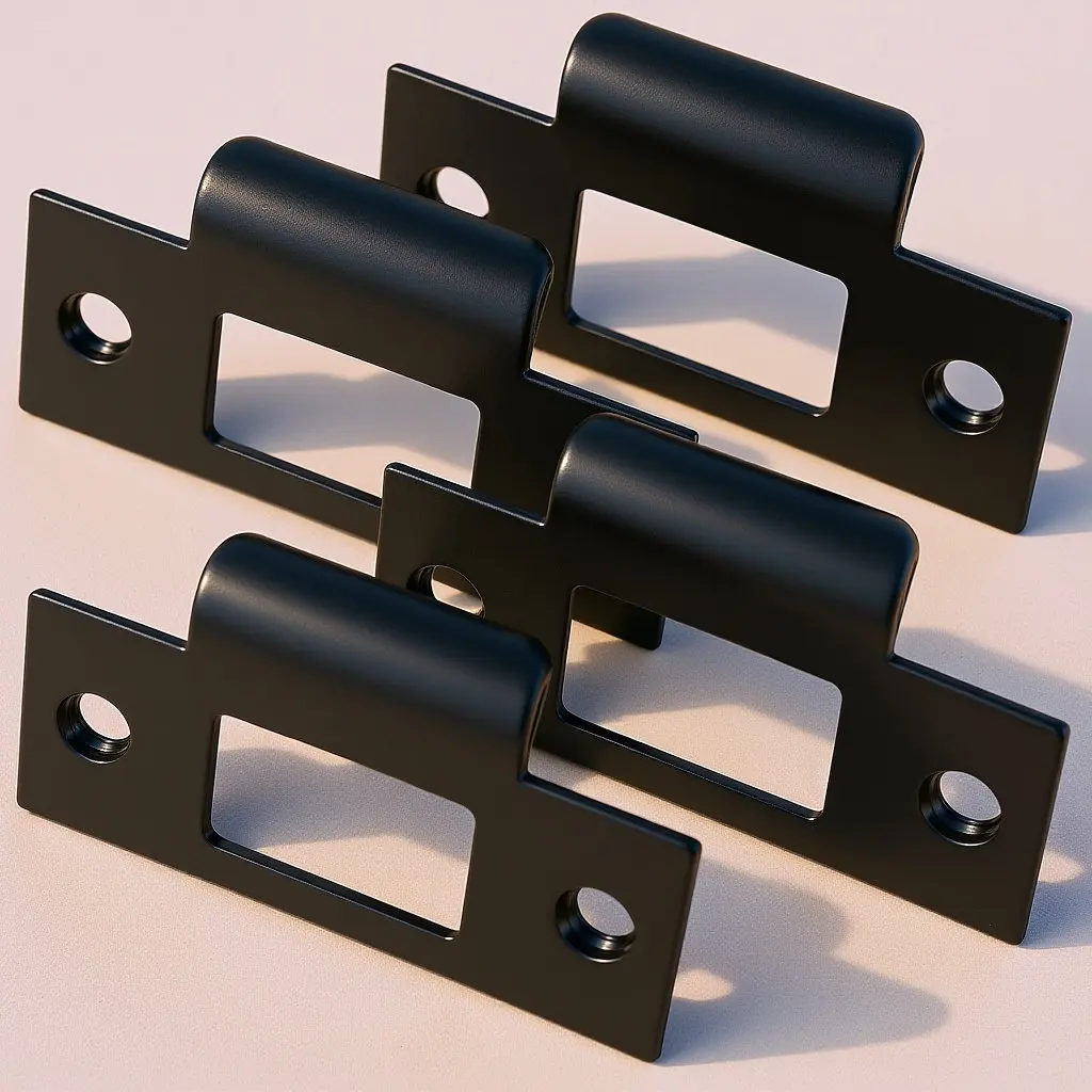 

Комплект из 4 усиленных дверных панелей из нержавеющей стали для тяжелых условий эксплуатации, совместимых с фурнитурой для засовов и дверей