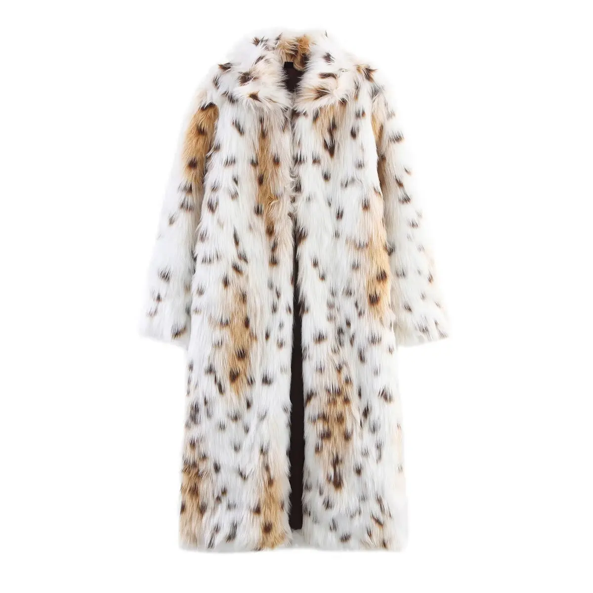

2025 New Women's Clothing European and American Style Fashion Simple Versatile Faux Fur Slimming Jacket