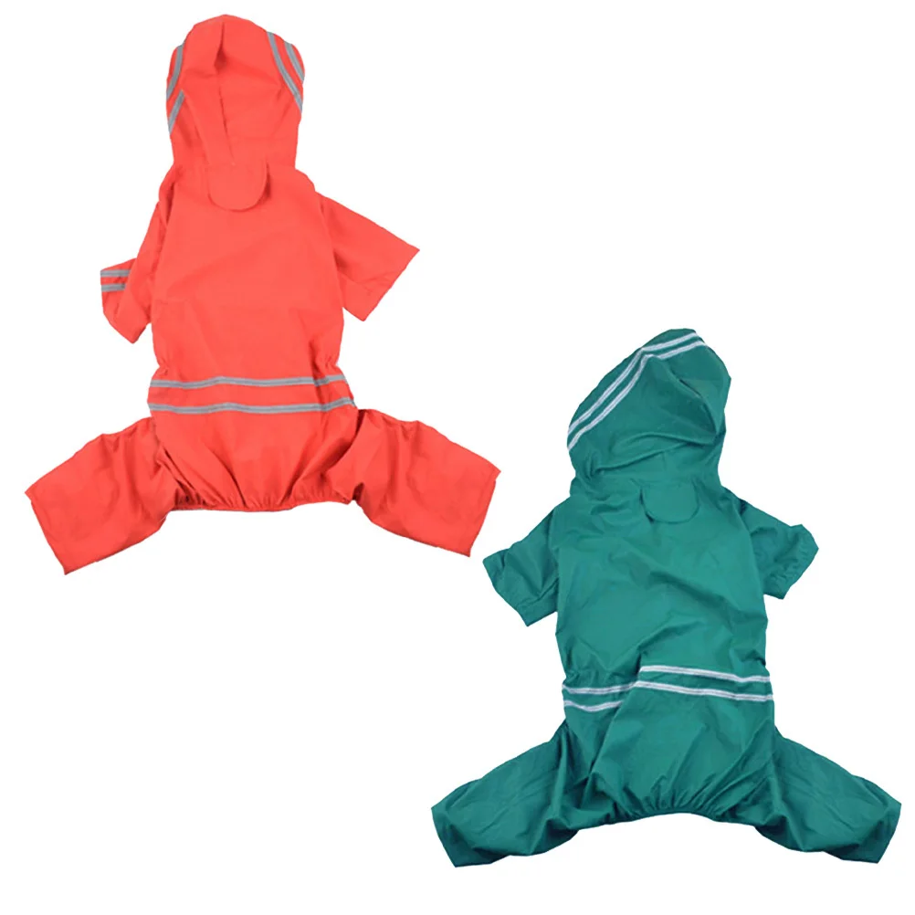 

Dog Raincoat Puppy Rainwear 4xl Red Waterproof Lightweight Hoodie Breathable Small Dog Rain Jacket Pet Rain Slicker