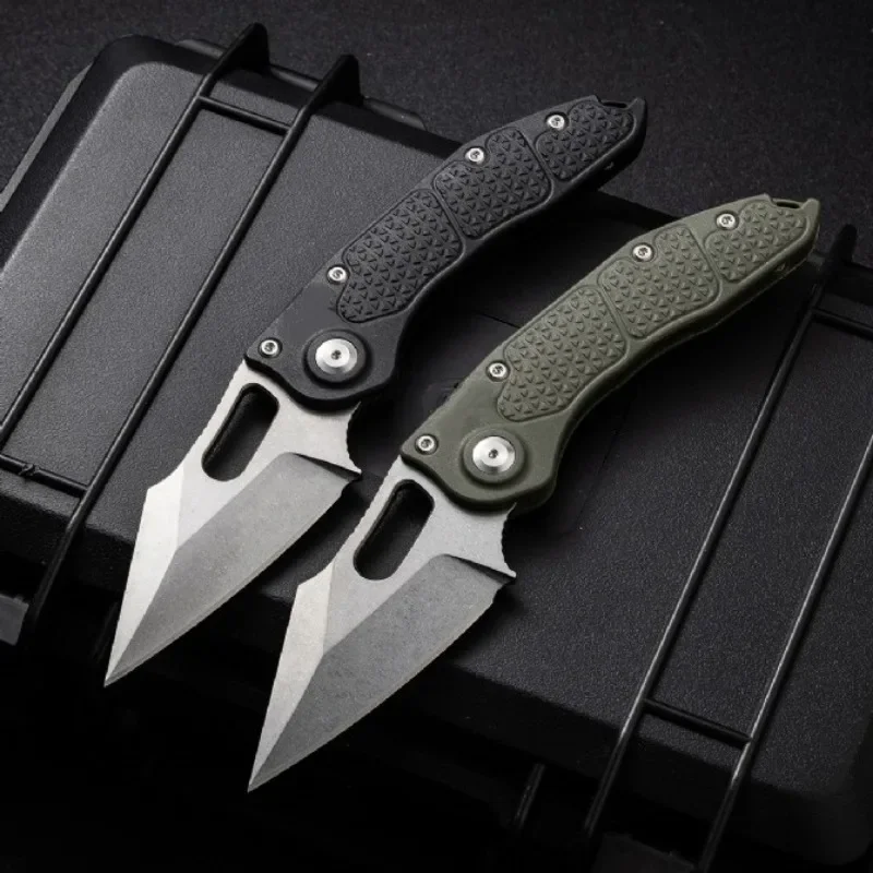 2025 Stitch-Ramloc Folding Pokcet Knife D2 Steel Handle Nylon Glass Fiber Handle Outdoor Survival Camping Tools Hunting Knives