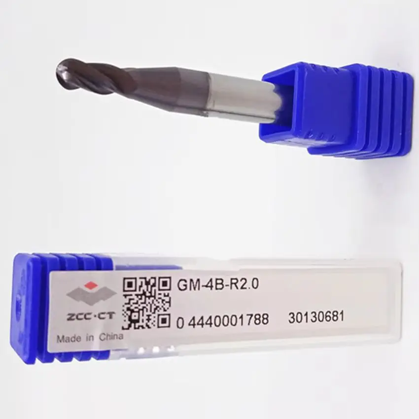 

GM-4B GM-4B-R1.5 R2.0 R2.0S R2.5 R3.0 R4.0 R5.0 R6.0 R7.0 R8.0 R9.0 R10.0 ZCC.CT Four flutes Straight shank Ball End Mills
