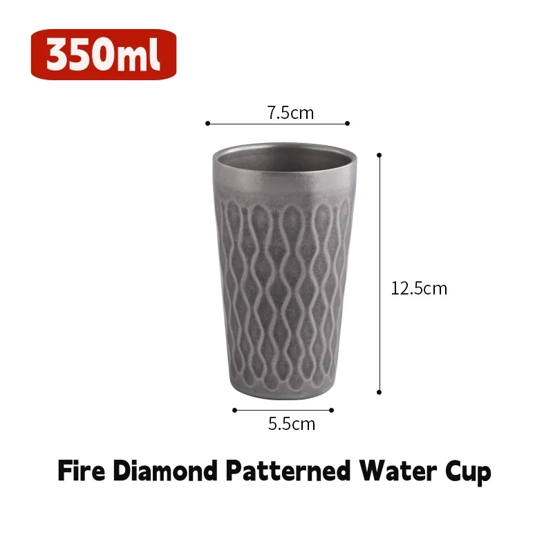 175-550ml 304 Stainless Steel Mugs Cups Double-layer Mugs Unbreakable Shatterproof Drinking Stackable Insulated Water Cups