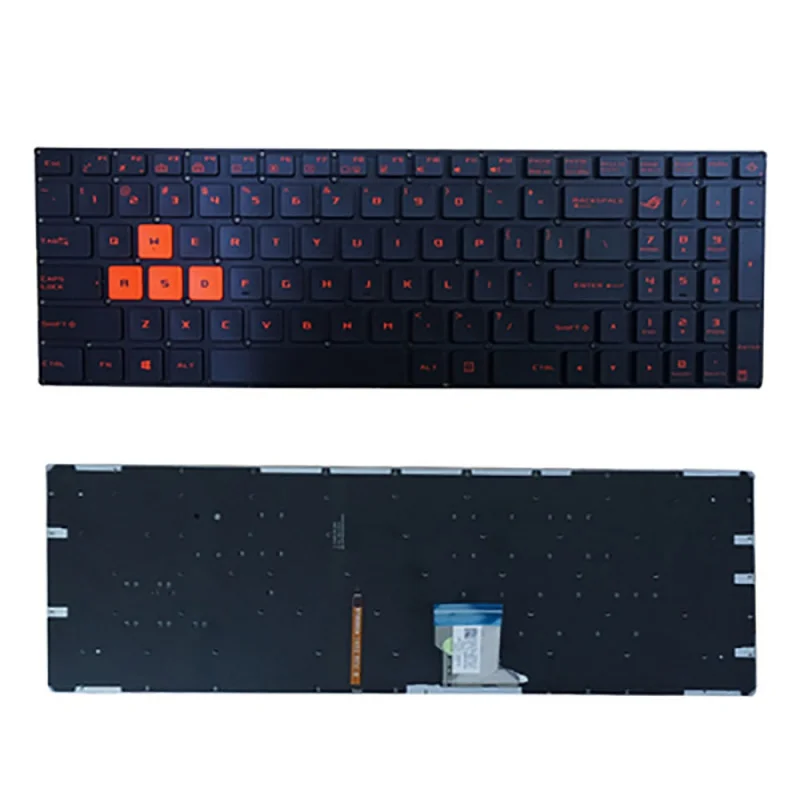 NEW Keyboard with backlit For Asus GL702 GL502 S5V S7VT FX502 FX60VM ZX60V red orange