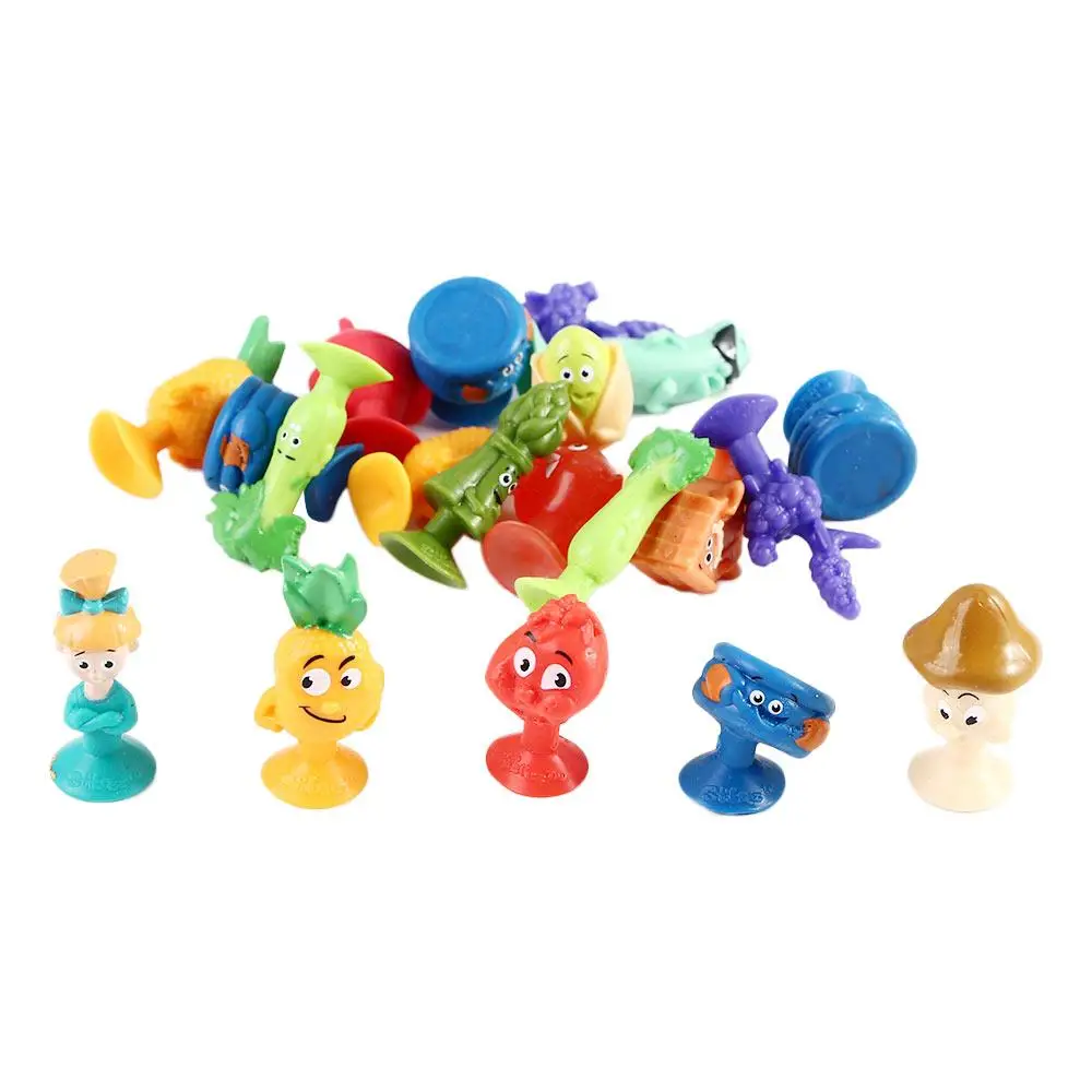 Gifts Vegetables and fruits Children Cupule Suckers Silicone Suction Cup Toys Capsule Model Suction Cup Puppets Sucker Dolls