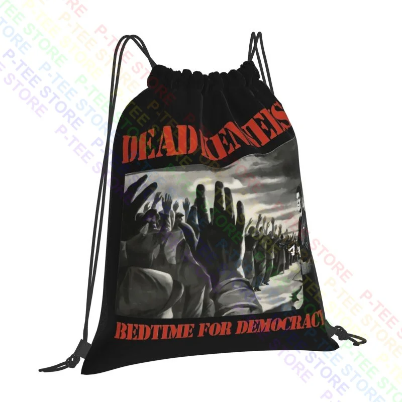 Dead Kennedys Bedtime For Democracy Drawstring Bags Gym Bag School Schoolbag Sports Bag Large Capacity