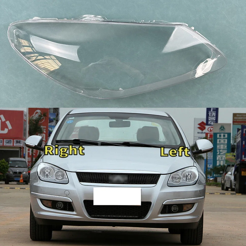 

For Chery A3 Transparent Headlight Cover Headlamp Shell Clear Lens Plexiglass Replace Original Lampshade