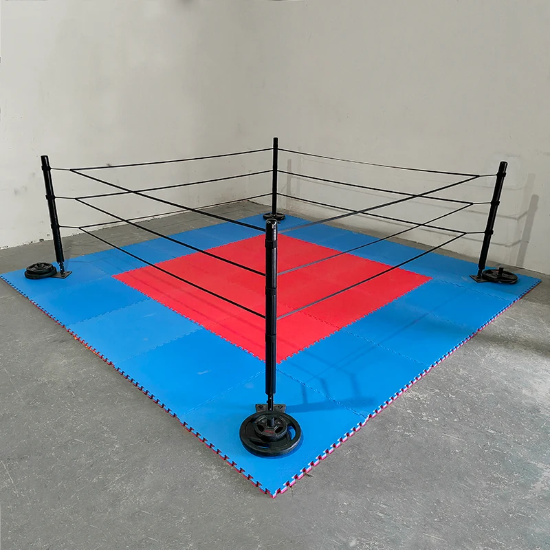 

The Most Economical Compact and Easy-to-Install Sparring Mini 4x4 Boxing Ring Space for Boxing Training