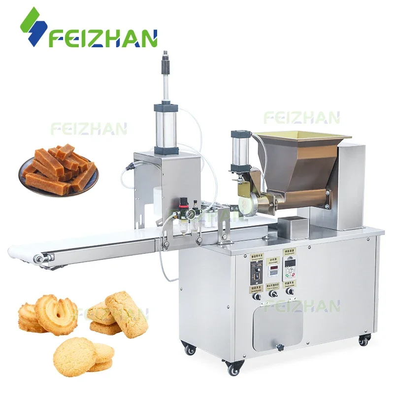 Bakery Commercial Multifunction Dough Cutting Molding Biscuit Pastry Making Machine Donuts Snack Dough Extruder