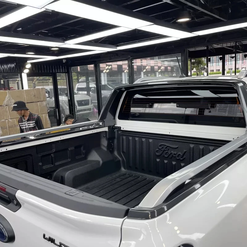 Aluminum Roller Lid Shutter Pickup bed Retractable Tonneau rolling curtain cover for ranger raptor wildtrak XLT T6 T7 T8 T9 2023