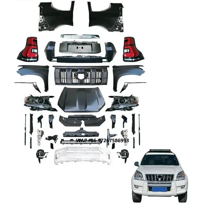 Car Bodykit for Land Cruiser Prado LC120 FJ120 2003-2009 Upgrade to LC150 2018