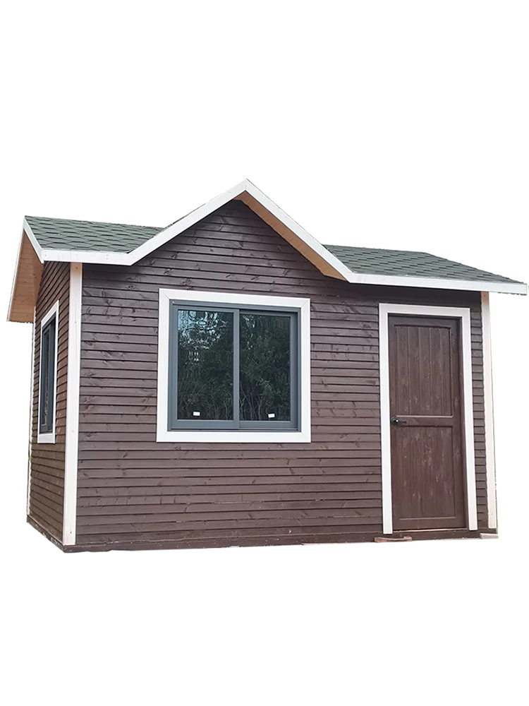 Anti corrosion wood outdoor solid wood cabin, leisure tea room, assembly tool room, storage room