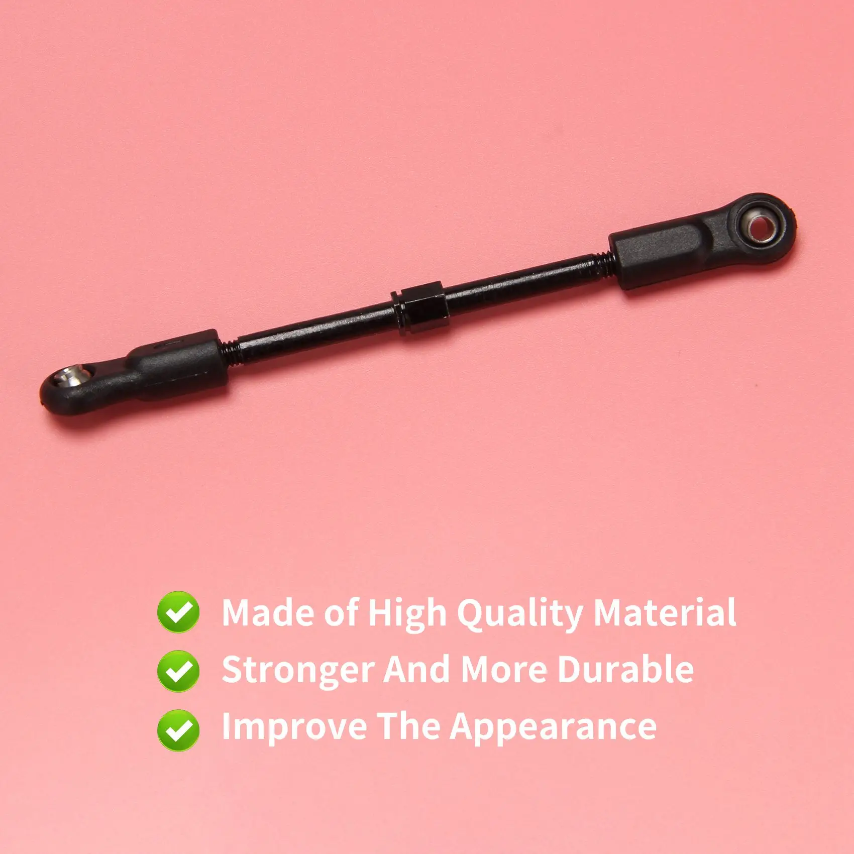 【CYBER MONDAY】2PCS Direction Link Pull Rod EA1018 for JLB Racing CHEETAH 1/10 Brushless RC Car Parts Accessories