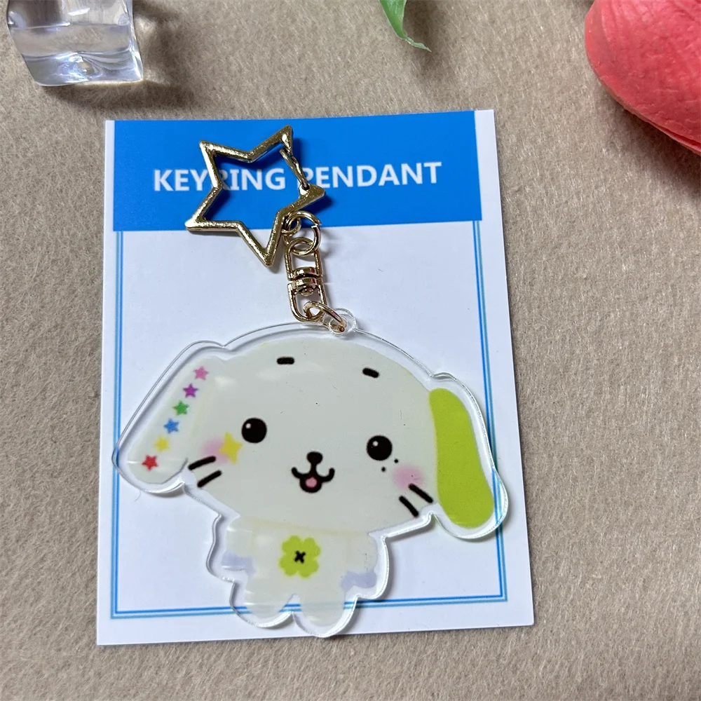 KPOP Boys Idols Lovely Keychain Renjun Jeno Haechan Chenle Transparent Acrylic Keyring Pendant Cartoon Bag Accessories Fans Gift image 4