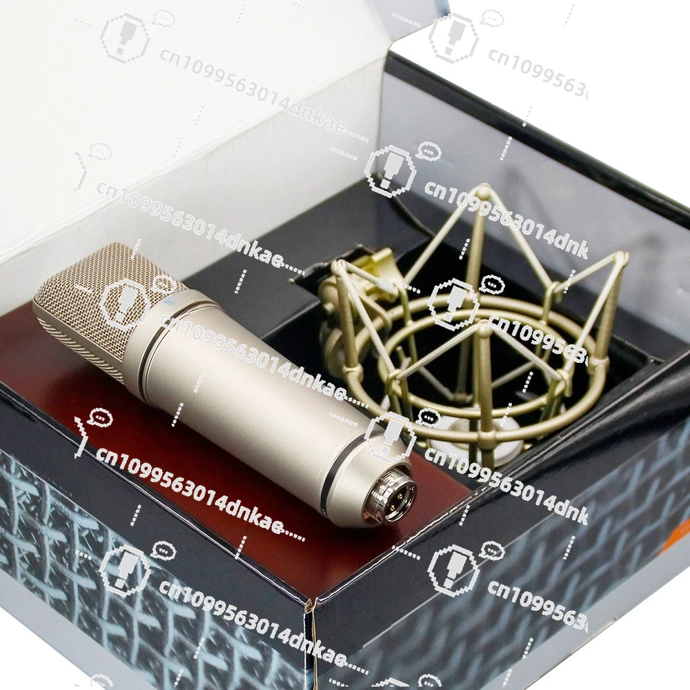 U87 Microphone Series Professional Large Shock Film 87 Condenser Microphone Recording Studio High-end Live Broadcast K Song