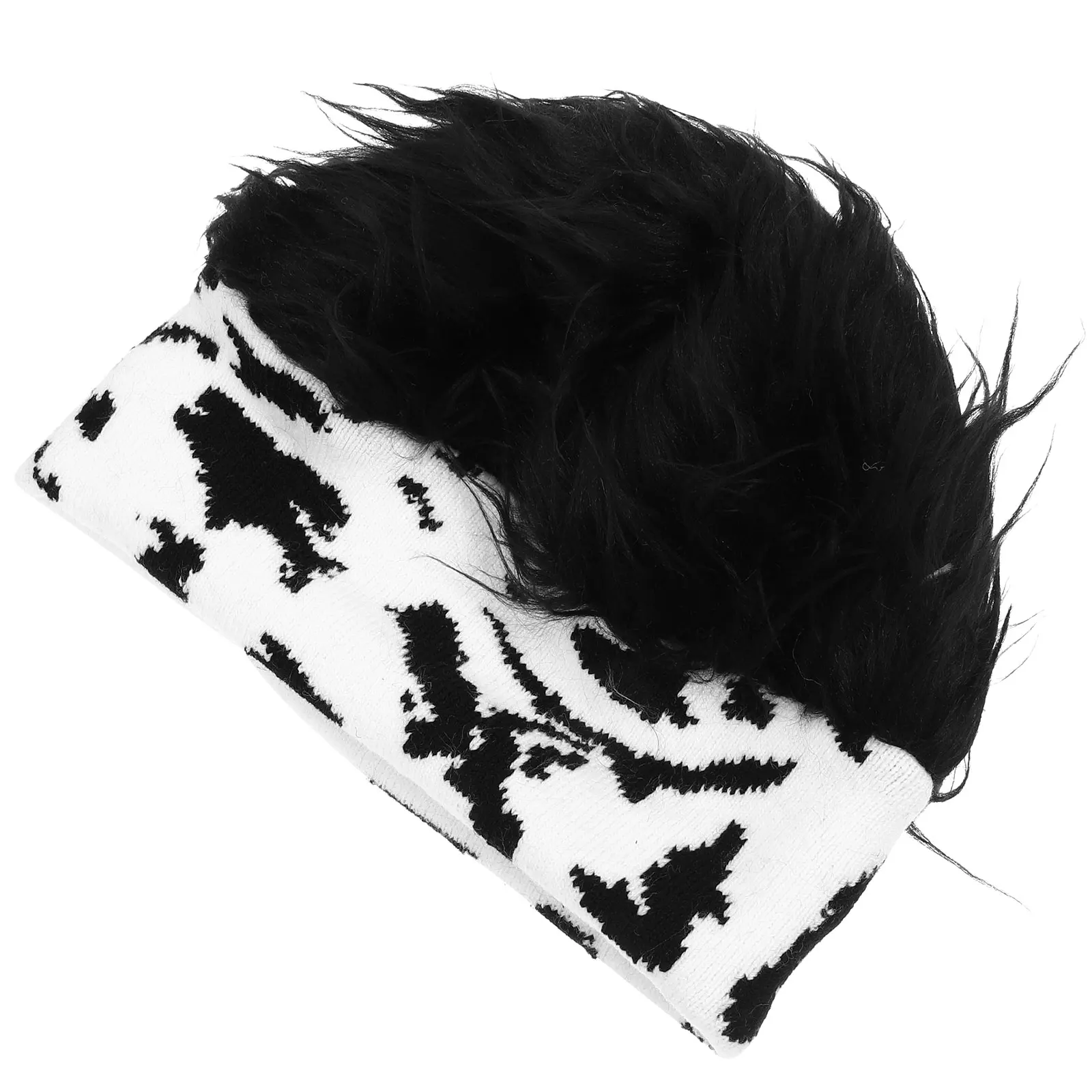 

Colorful Block Knit Wool Hat for Women Men Winter Party Halloween Christmas Photo Taking Stylish Warm Trendy Baseball Cap