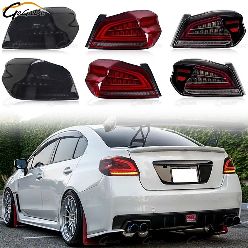 

Car LED Tail Light Taillight For Subaru WRX 2014 -2021 Rear Brake Light Turn Signal Reversing Lamp Car Light Accessories