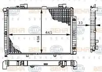 Store code: 8MK376710-234 for engine water radiator E-CLASS W210 9500 S210