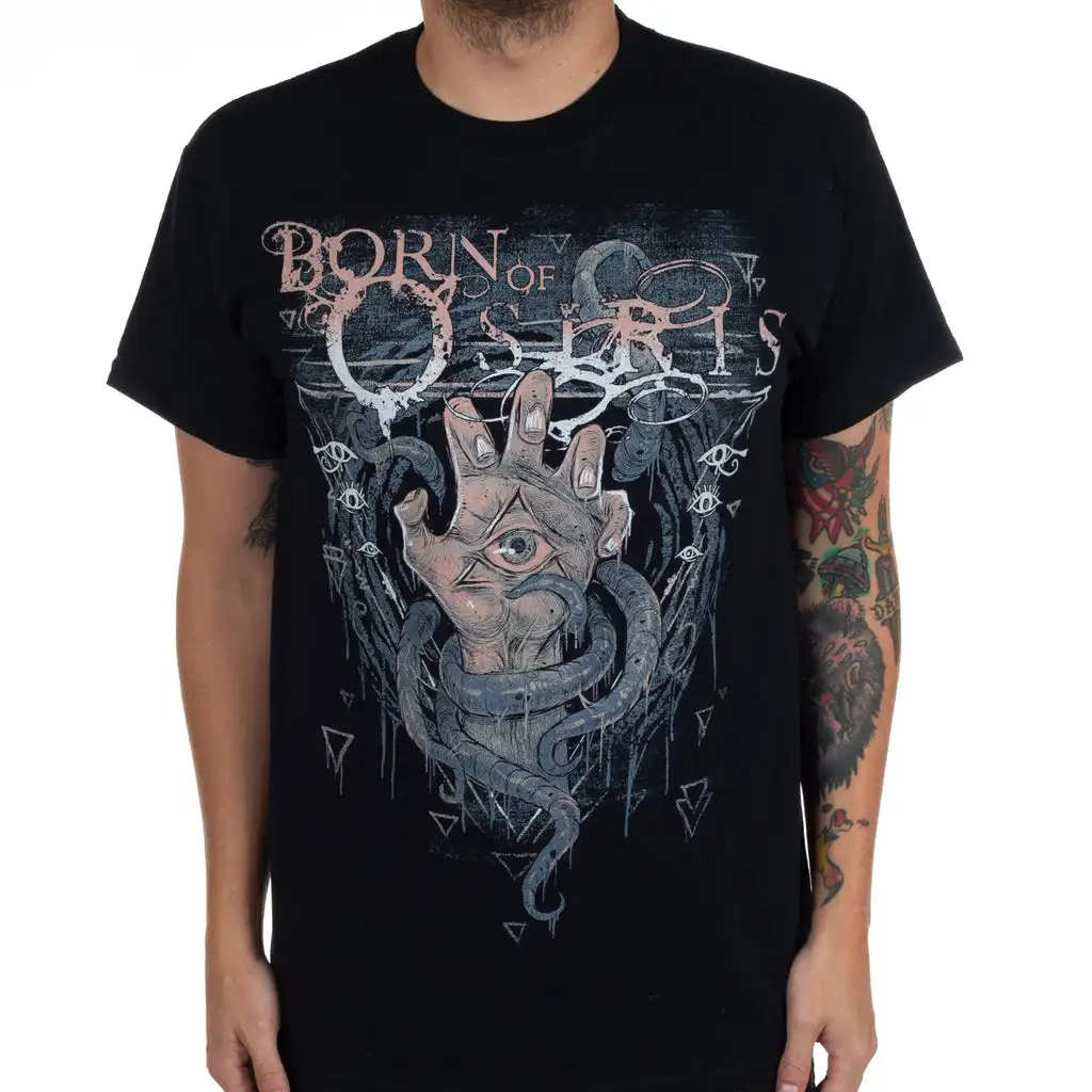 Camiseta de algodón con gráfico de la banda BORN OF OSIRIS, camiseta Unisex de manga corta de verano, camiseta de marca a la moda, Top informal de lujo Vintage Retro
