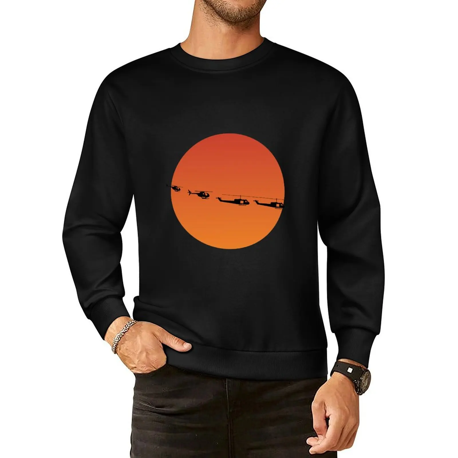 

Apocalypse Now by burro Pullover Hoodie mens clothes japanese style men's autumn clothes sweatshirts for men