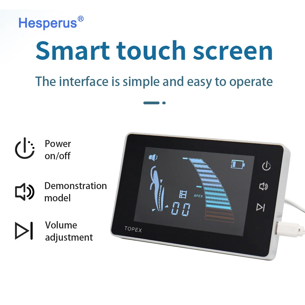 den tal Touch Screen Endodontic Root Canal Rechargeable Mini Apex Locator Accurate Measurement Equipment Medical Machine