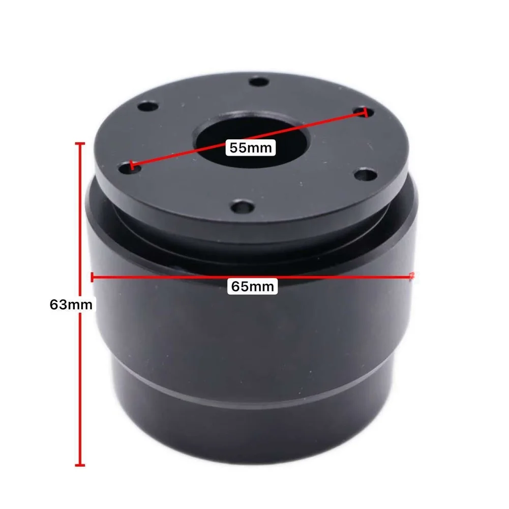 

55mm Quick Release Adapter for MOZA TURN Direct Drive Simulator Steering Wheel Aluminum Alloy 6 Hole Precision Fit and Fast Swap