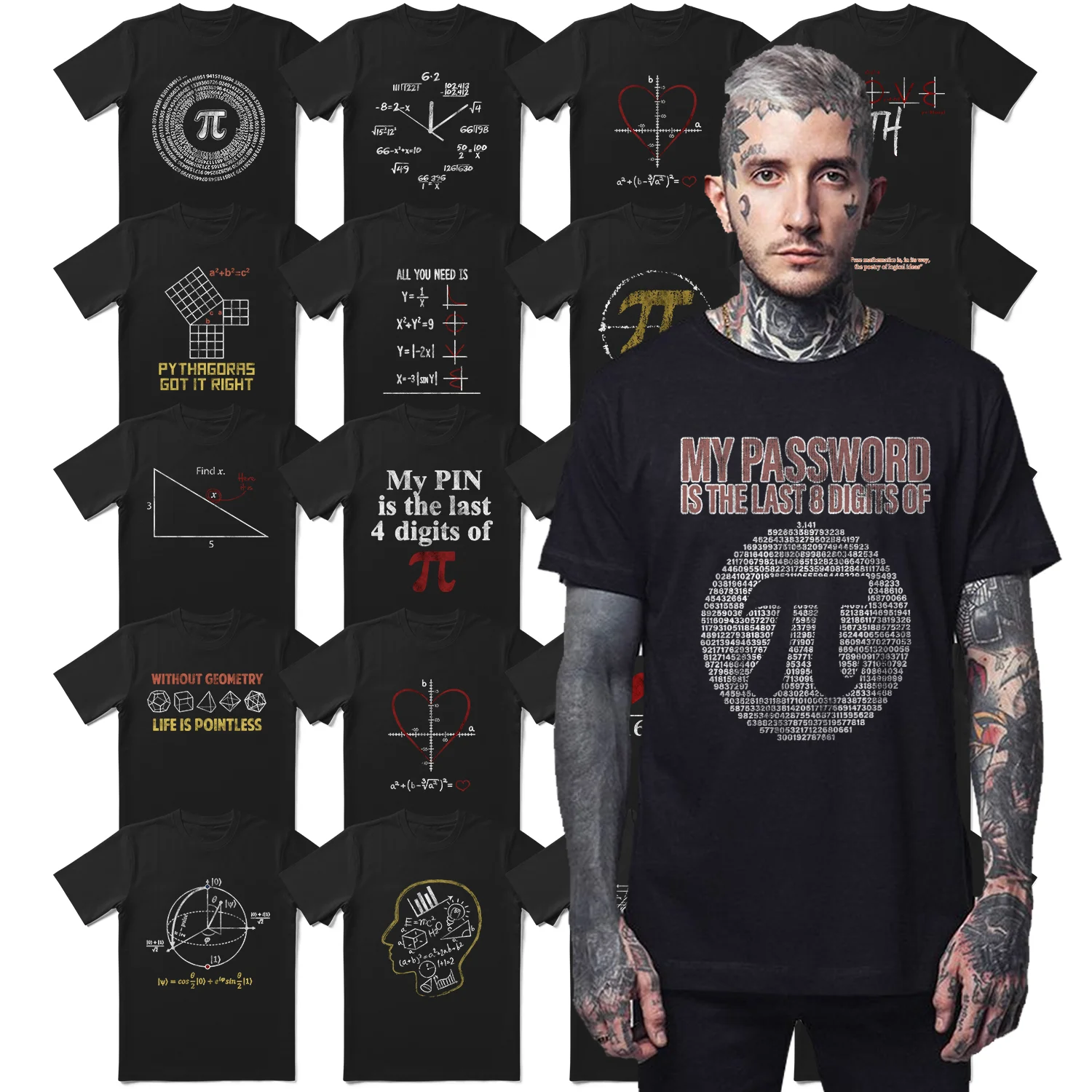 THE COOLMIND 100% cotton funny math print men T shirt o-neck short sleeve funny men tshirt big size t-shirt men tee shirts tops