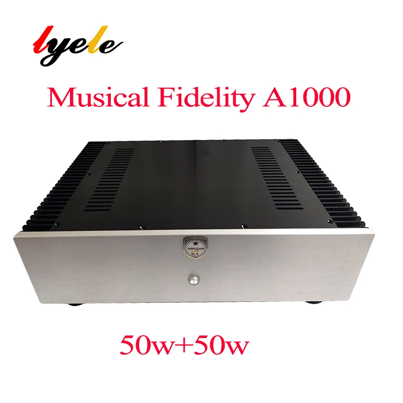 

Musical Fidelity A1000 power amplifier audiophile class A 50W * 2 HIFI home high-end audio power amplifier ON MJ15024 MJ15025