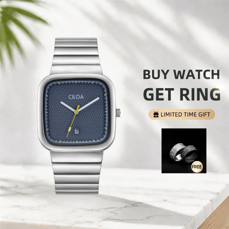 CILOA Hot Selling Women's Watch Trendy Large Dial Watch for Women High-End Niche Art Ladies High-End Watch