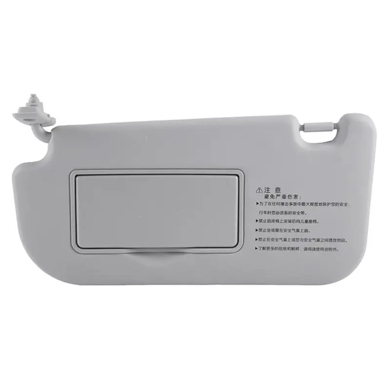 

A66P-Car Sunvisor With Vanity Mirror For Kia Sportage 2004-2010 Grey Sun Visors Shades Makeup
