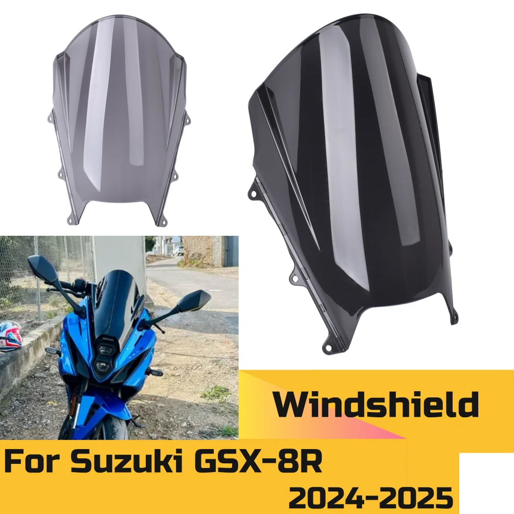 

GSX-8R GSX8R Windshield Windscreen Wind Deflector Air Screen Shield For Suzuki GSX-8 GSX 8R 8 R 2024 2025 Motorcycle Accessories