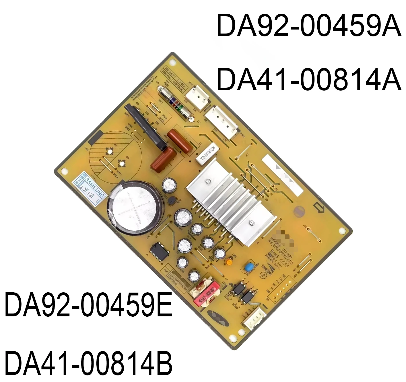 

DA92-00459A DA41-00814A DA92-00459E DA41-00814B Refrigerator Power Inverter / Conversion Board is for RT35FDACDSL RT29FARADSA