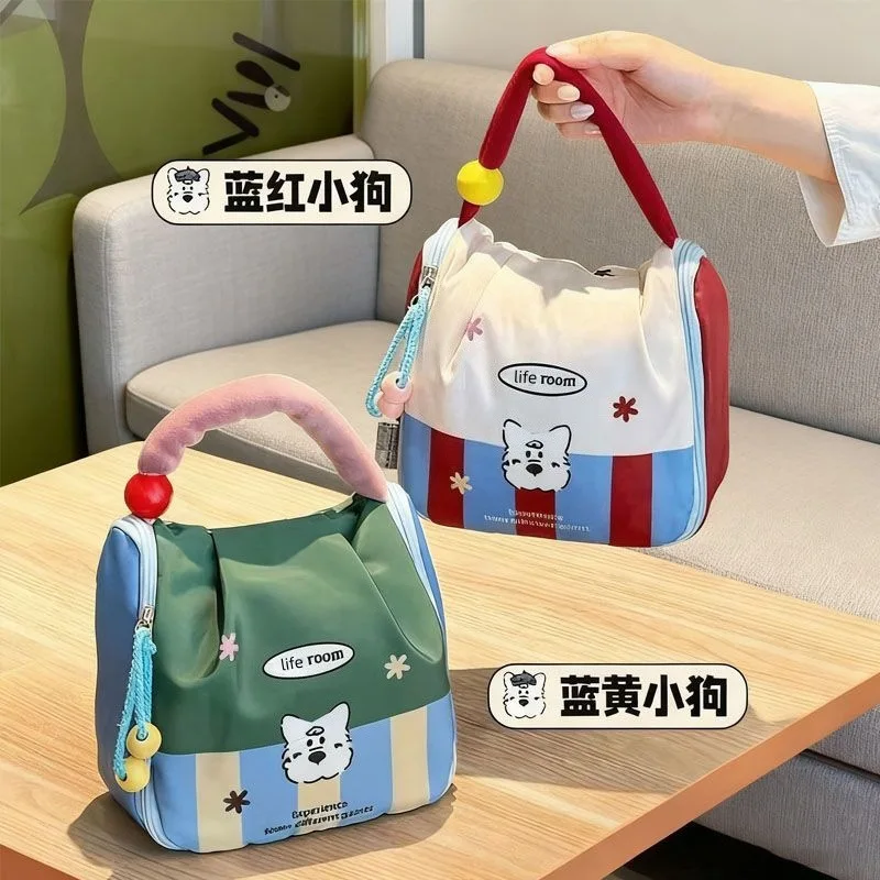 

Cute Handheld Mommy Bag Small Size Lightweight Portable Baby Milk Powder & Bottle Organizer Bag