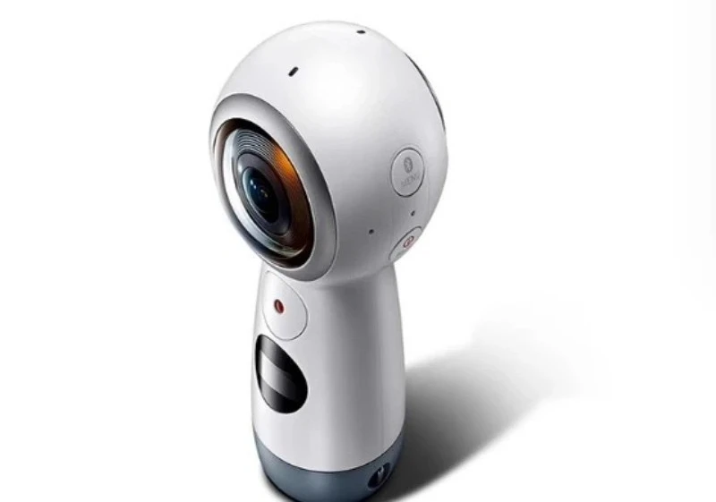 Professional Dual-Lens VR Camera 4K 360° Panoramic Video Photo Equipment
