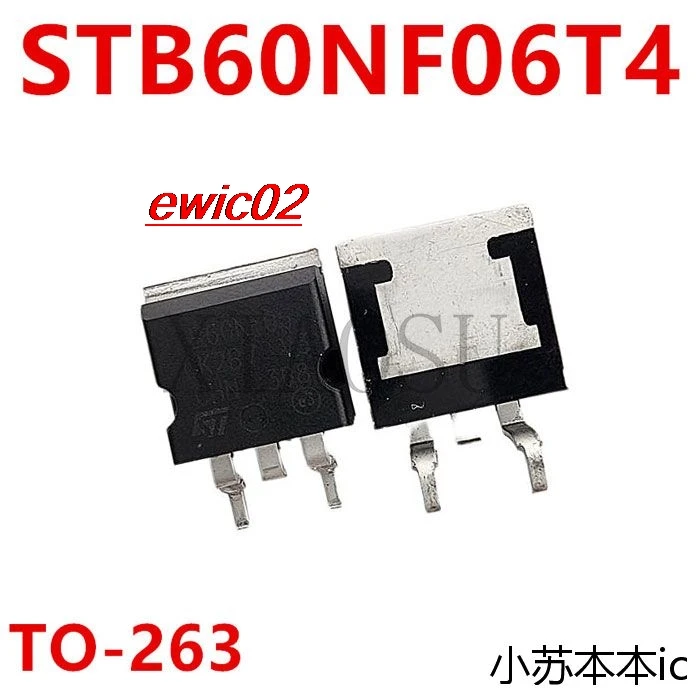 

5 шт., STB60NF06T4 B60NF06 TO-263 IC