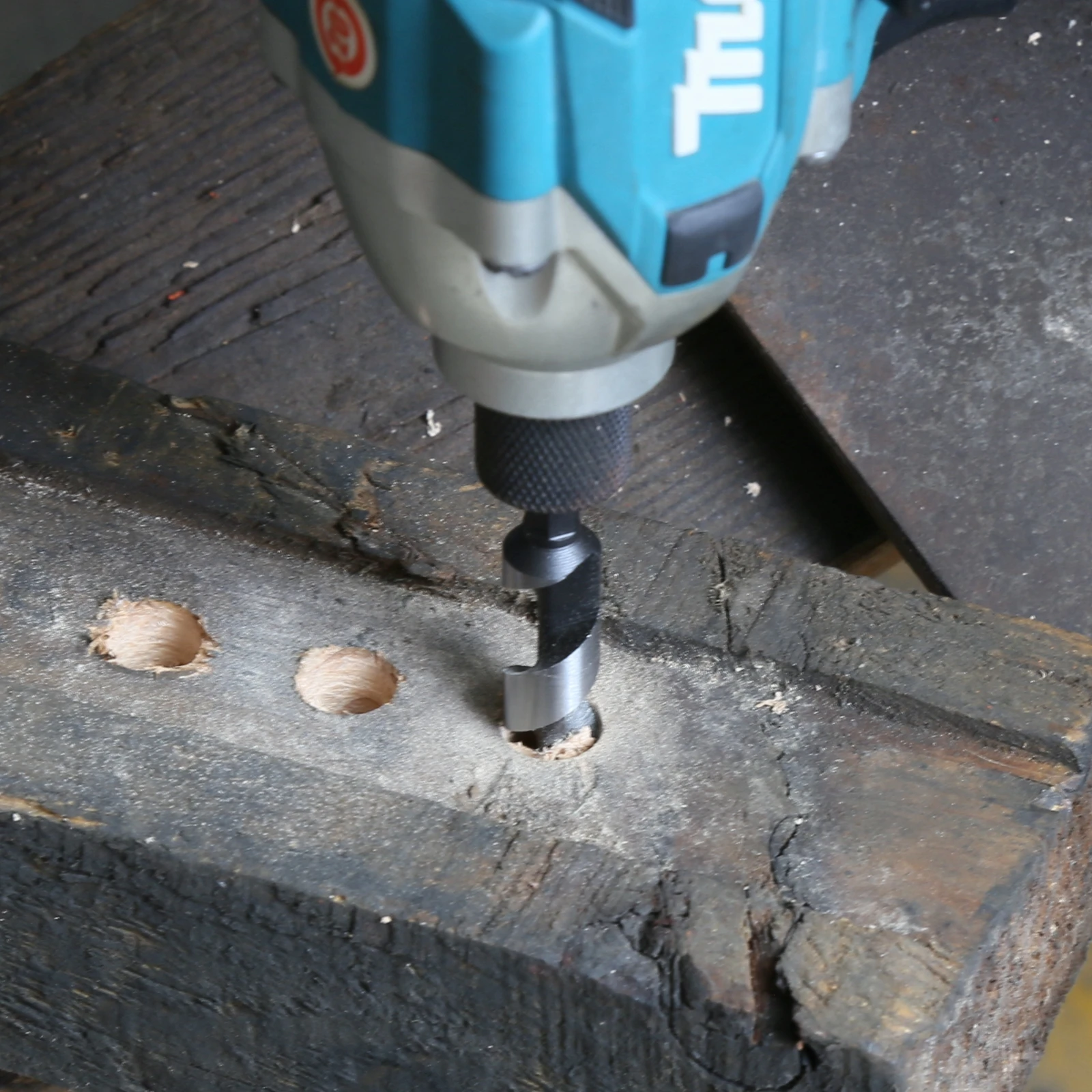 Versery 5 Stück 5/6/8/10/12 mm Holzbearbeitungs-Schiffbohrer 1/4'' Sechskant-Schnellwechselschaft HCS für weiches und hartes Holz Lochsäge – Detail 2