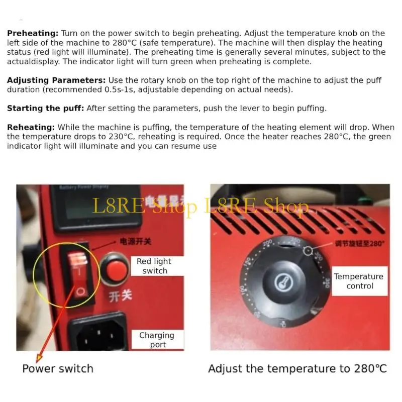 L8RE High Efficiency Bees Eliminators for Apiaries Including Intelligent Sprays Timing and Adjustable Volumes Settings