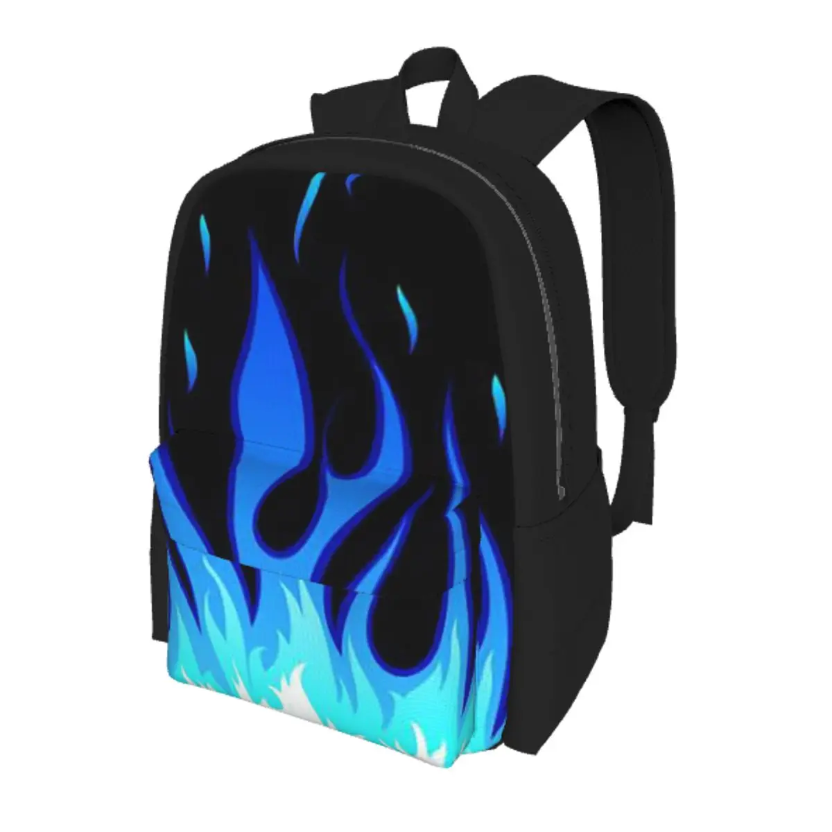

Big Fire Flames Burning Flame Student Backpack School Bag Hiking Travel Daypack for Men Women Bookbag Shoulder Bags