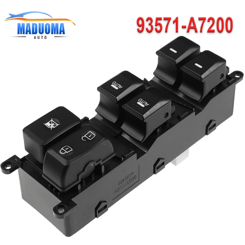 New Power Master Window Switch 18pins 93571A7200 93571A7200 93570-A7200 For Kia Forte 2014 2015 2016 2017 2018 93571-A7200