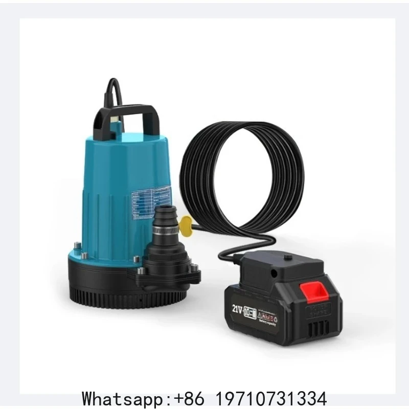 21V Lithium Submersible Pump Self-priming Portable and Multifunctional Water Pump Fish Tank Water Exchange Vegetable Watering