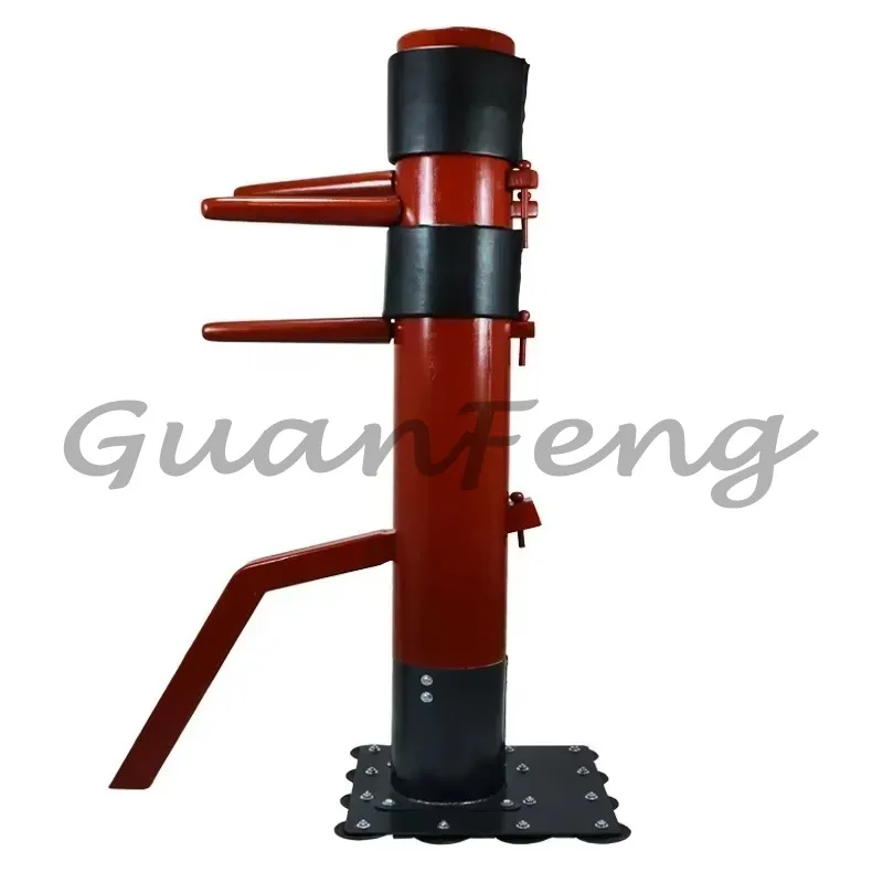 Free Standing Solid Wood Wing Chun Dummy , Chinese Kung Fu Martial Arts Training Wooden Dummy