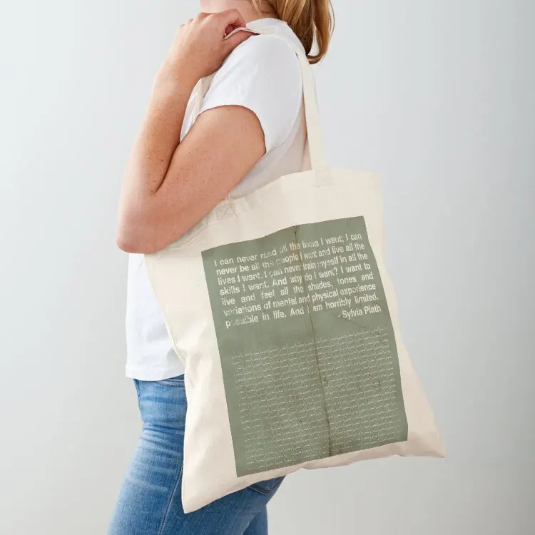 

Sylvia Plath Tote Bag Gift bags personalized tote bag hand bags Big bag