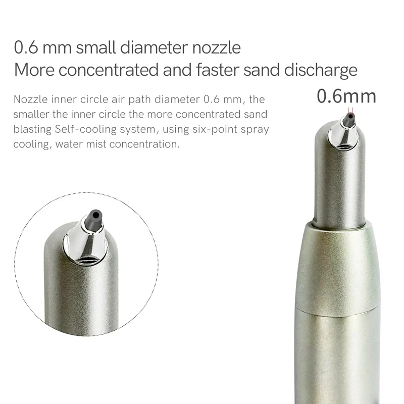 

Dental Aluminum Oxide Micro Blaster Alumina Air Abrasion Polisher Sandblasting with Water Spray Dentistry Tools